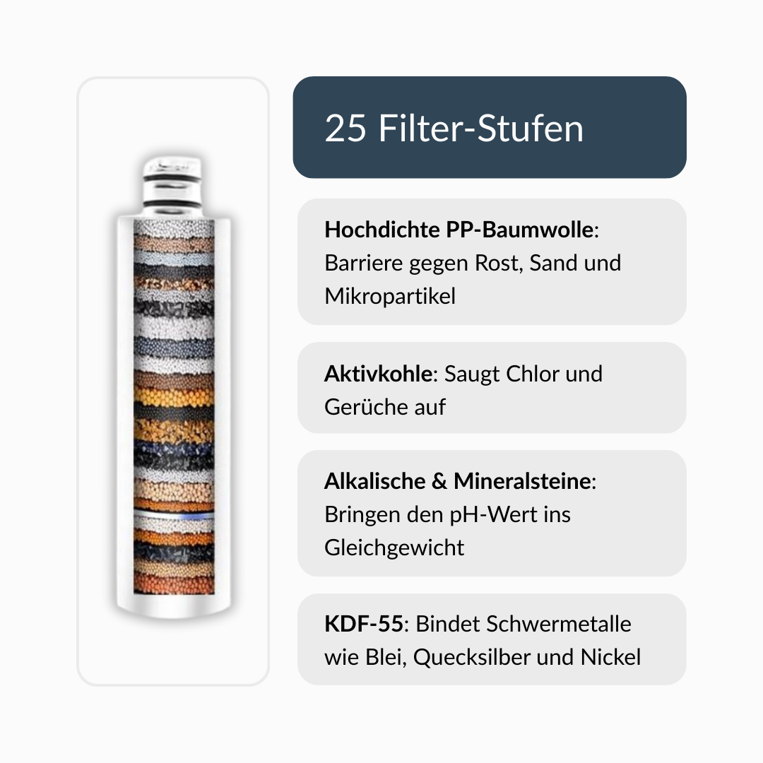 Duschkopf mit Filter